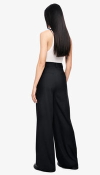 Smythe - Pleated Trouser in Black