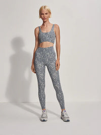 Varley - Move Pocket Legging High 25" in Watercolour Stone Blue Floral