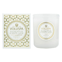 Voluspa - Eucalyptus & White Sage Classic Candle