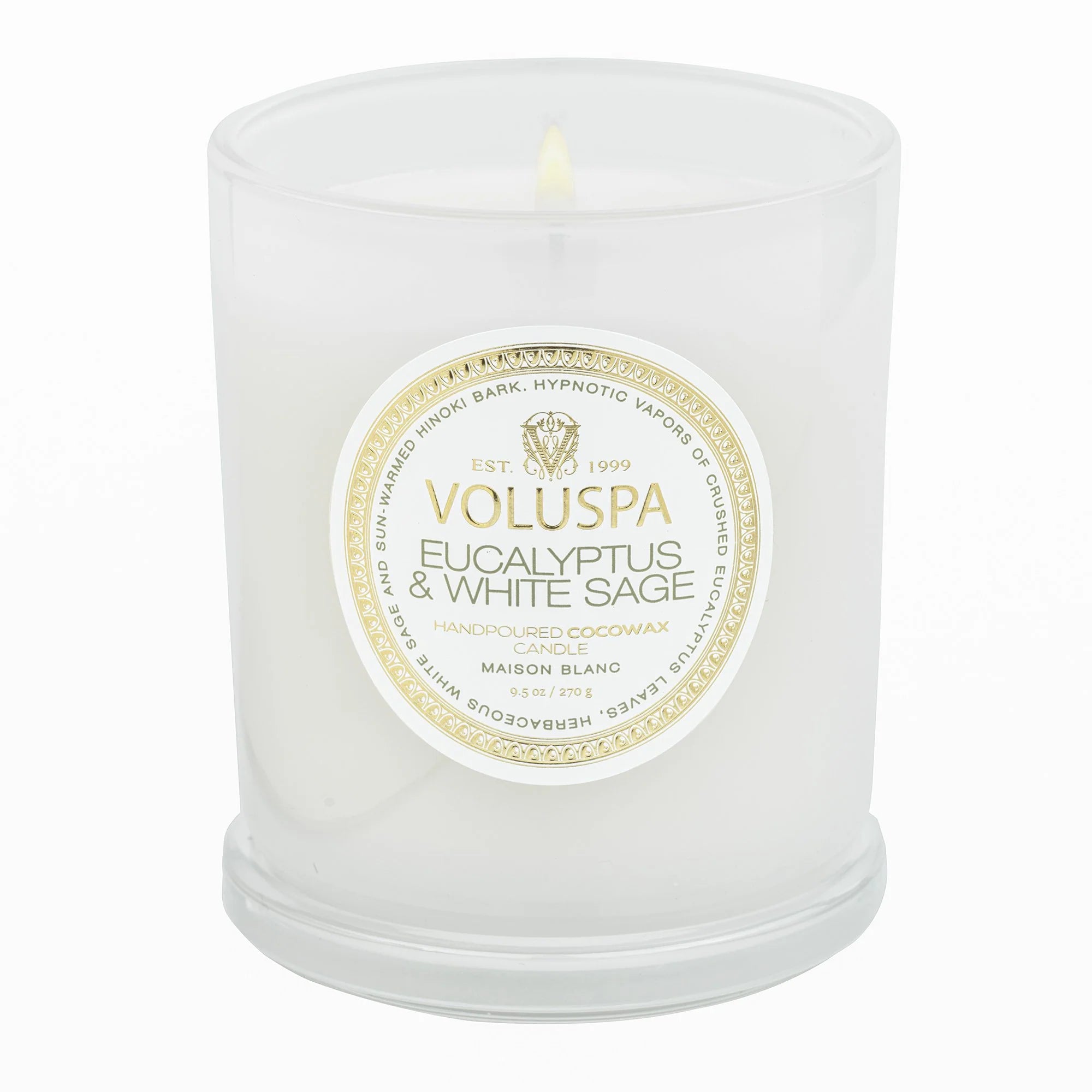 Voluspa - Eucalyptus & White Sage Classic Candle