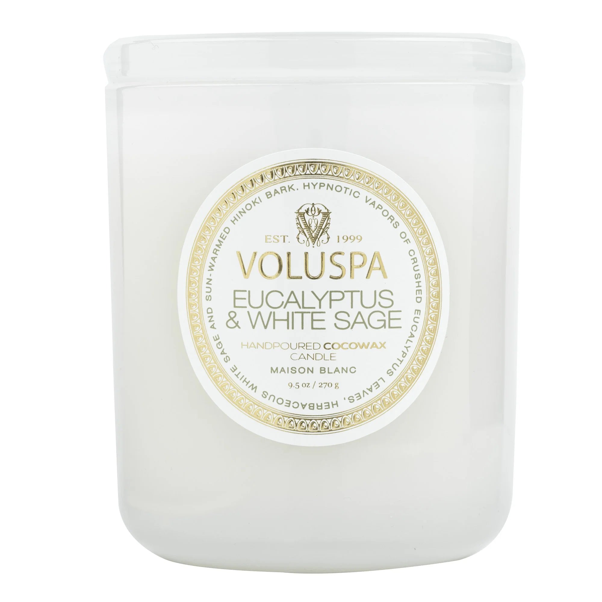 Voluspa - Eucalyptus & White Sage Classic Candle