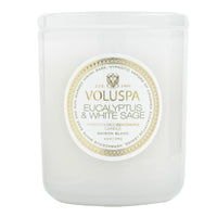 Voluspa - Eucalyptus & White Sage Classic Candle