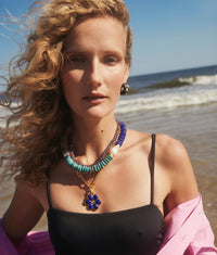 Lizzie Fortunato - Tavira Necklace in Sea