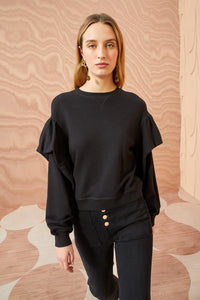 Ulla Johnson - Pilar Pullover in Noir