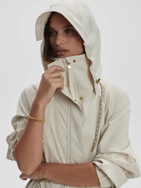 Varley - Tybalt Long Rain Parka in Birch