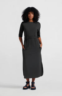 YAYA - Jersey Dress with Belt in Phantom