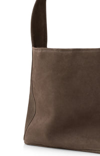 YAYA - Lea Large Leather Bag in Chocolat Brown