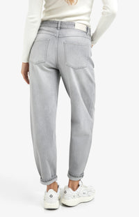 YAYA - Loose fit High Waist Jeans in Light Grey