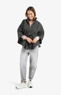 YAYA - Loose fit High Waist Jeans in Light Grey