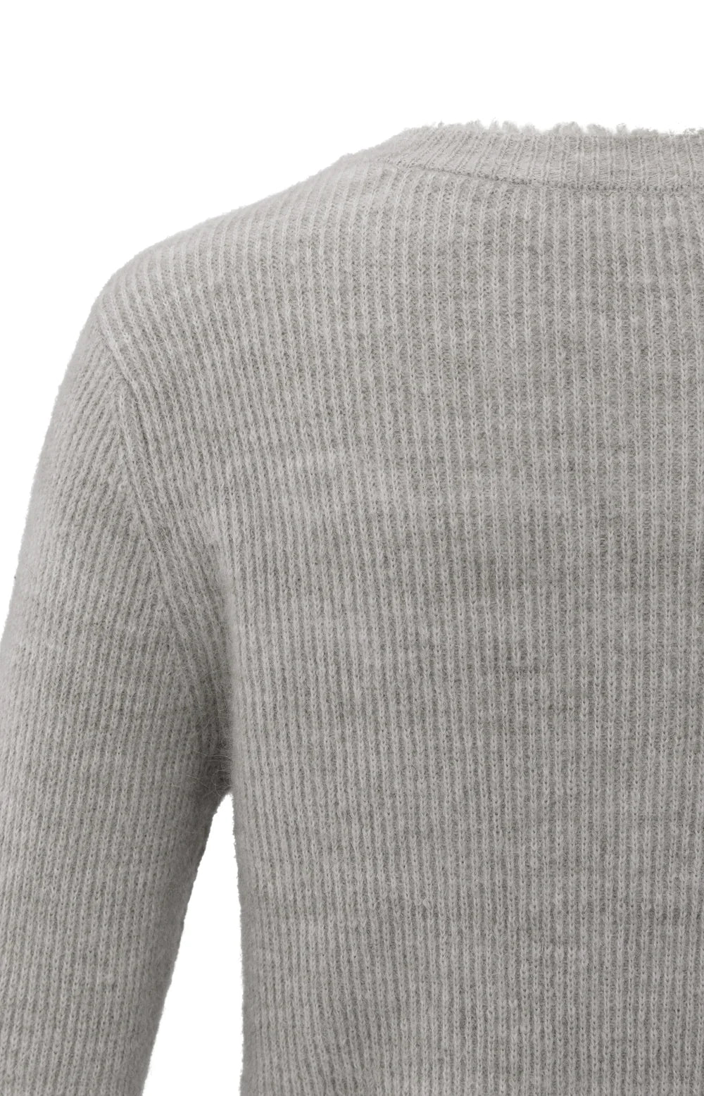 YAYA - Cardigan with Trim Detail in Taupe Grey Melange