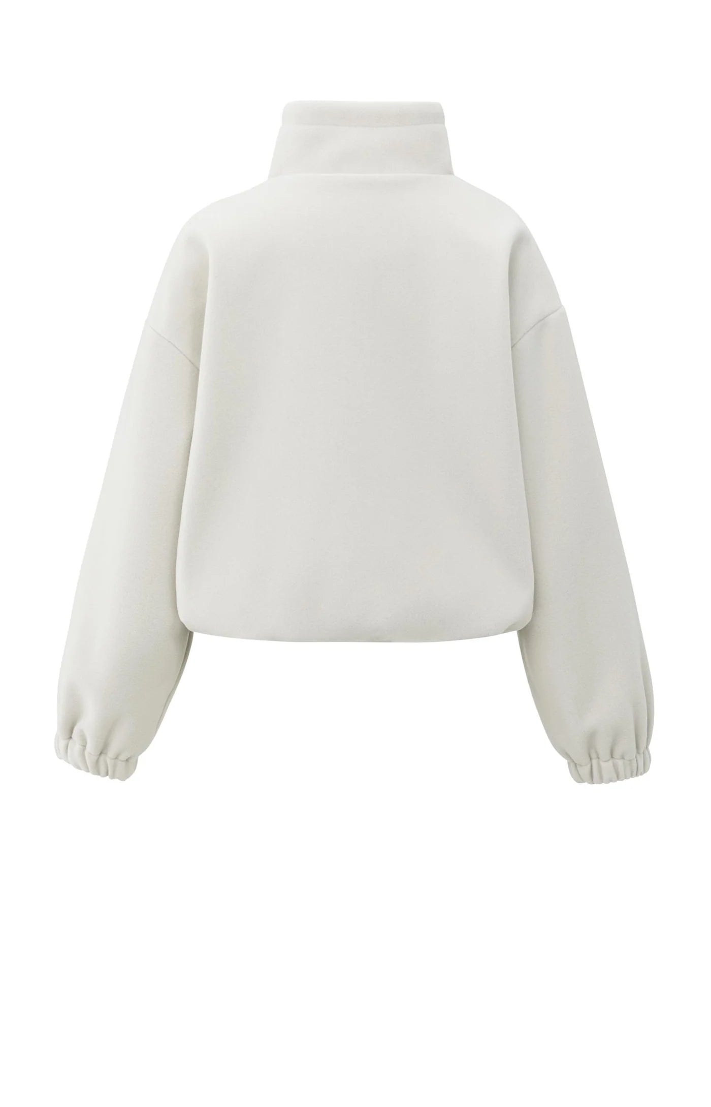 YAYA - Sweatshirt with balloon sleeves in Cloud Grey Melange