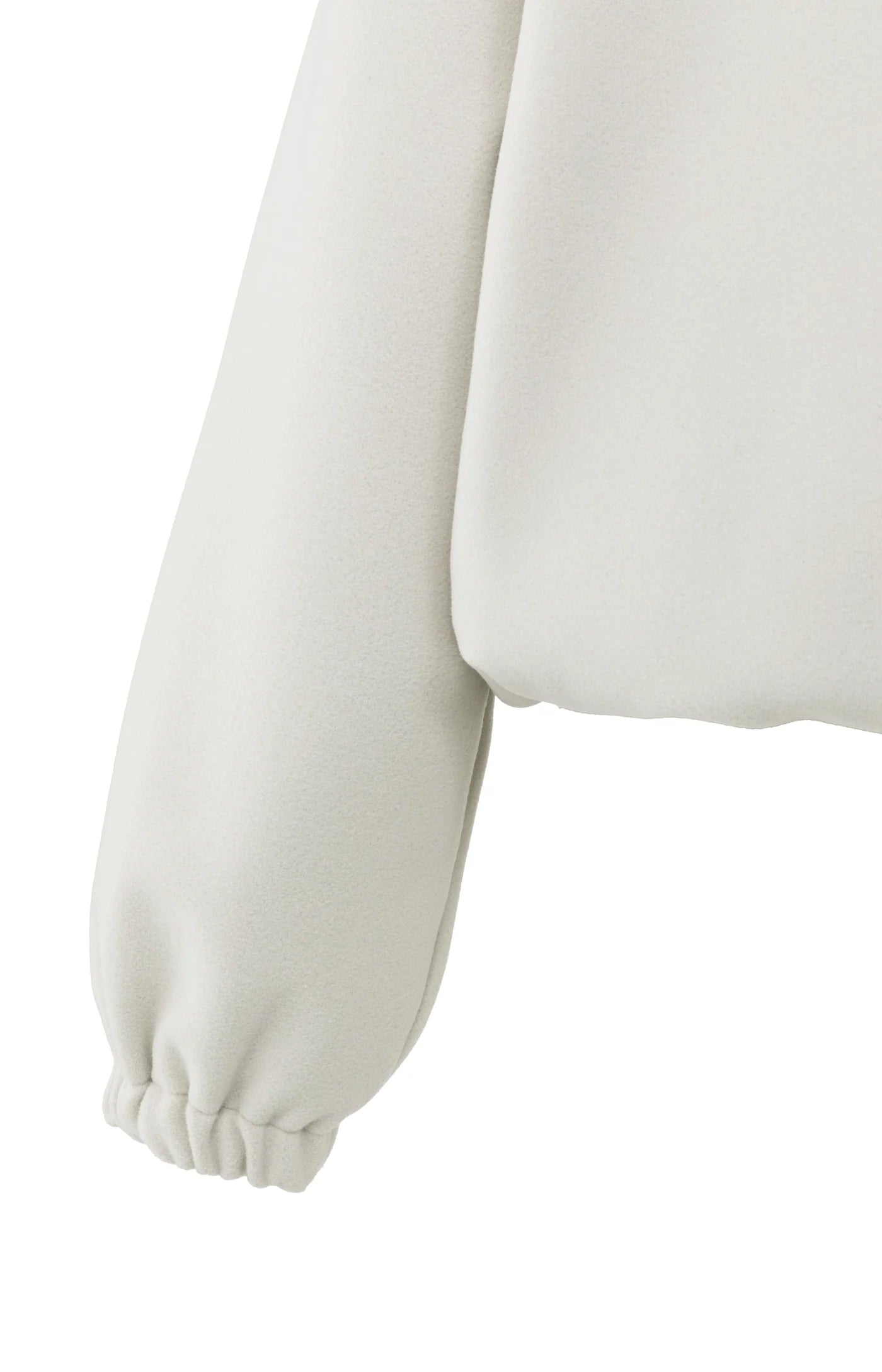 YAYA - Sweatshirt with balloon sleeves in Cloud Grey Melange