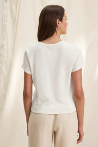 Velvet - Marie Tee in White
