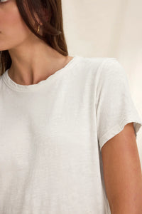 Velvet - Marie Tee in White