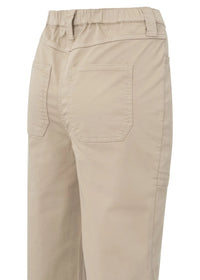 YAYA - Woven Cargo Trousers in Twill Beige