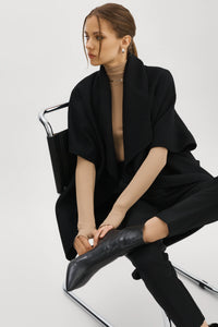 LAMARQUE  - Penelope Wool Cape Coat