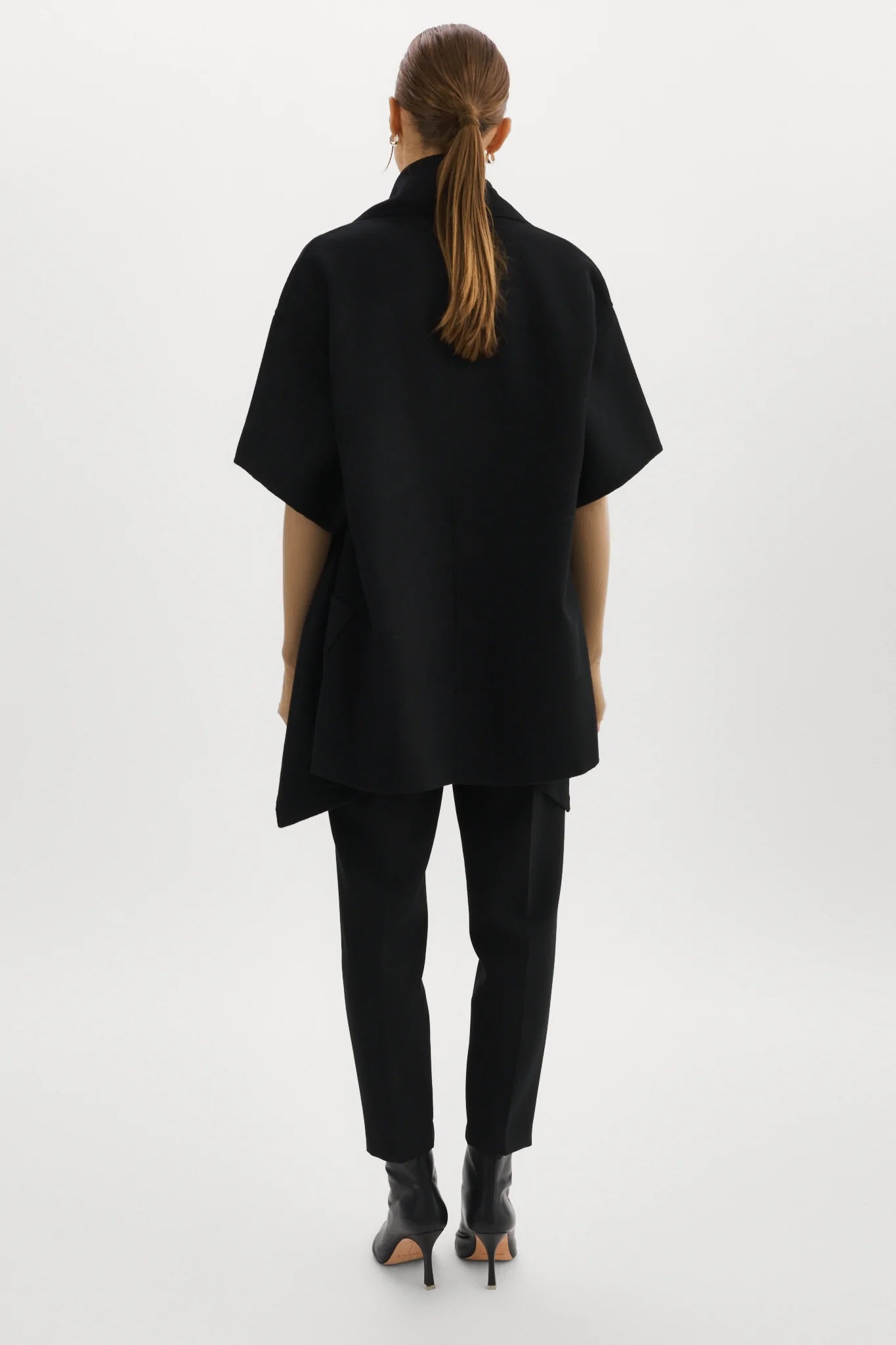 LAMARQUE  - Penelope Wool Cape Coat