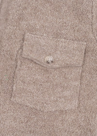 Lyla & Luxe - Stanley - Boucle jacket with double pocket in oatmeal