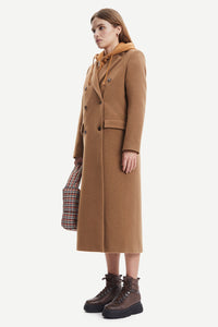 Samsøe Samsøe - Falcon Coat in Brown Sugar