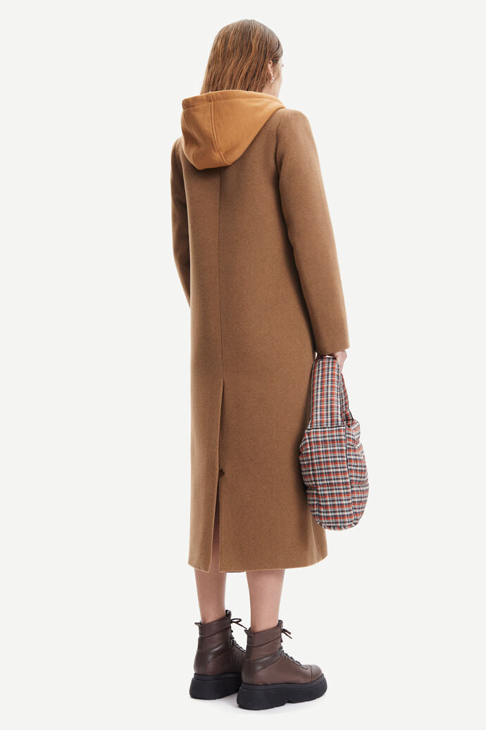 Samsøe Samsøe - Falcon Coat in Brown Sugar