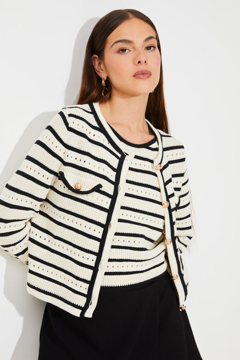 Suncoo - Ganeo Cardigan in Creme