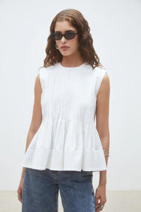 Suncoo - Luigi Top in Blanc Casse