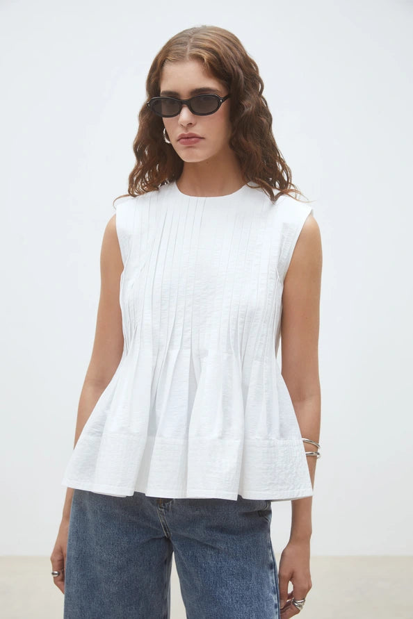 Suncoo - Luigi Top in Blanc Casse