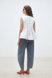Suncoo - Luigi Top in Blanc Casse