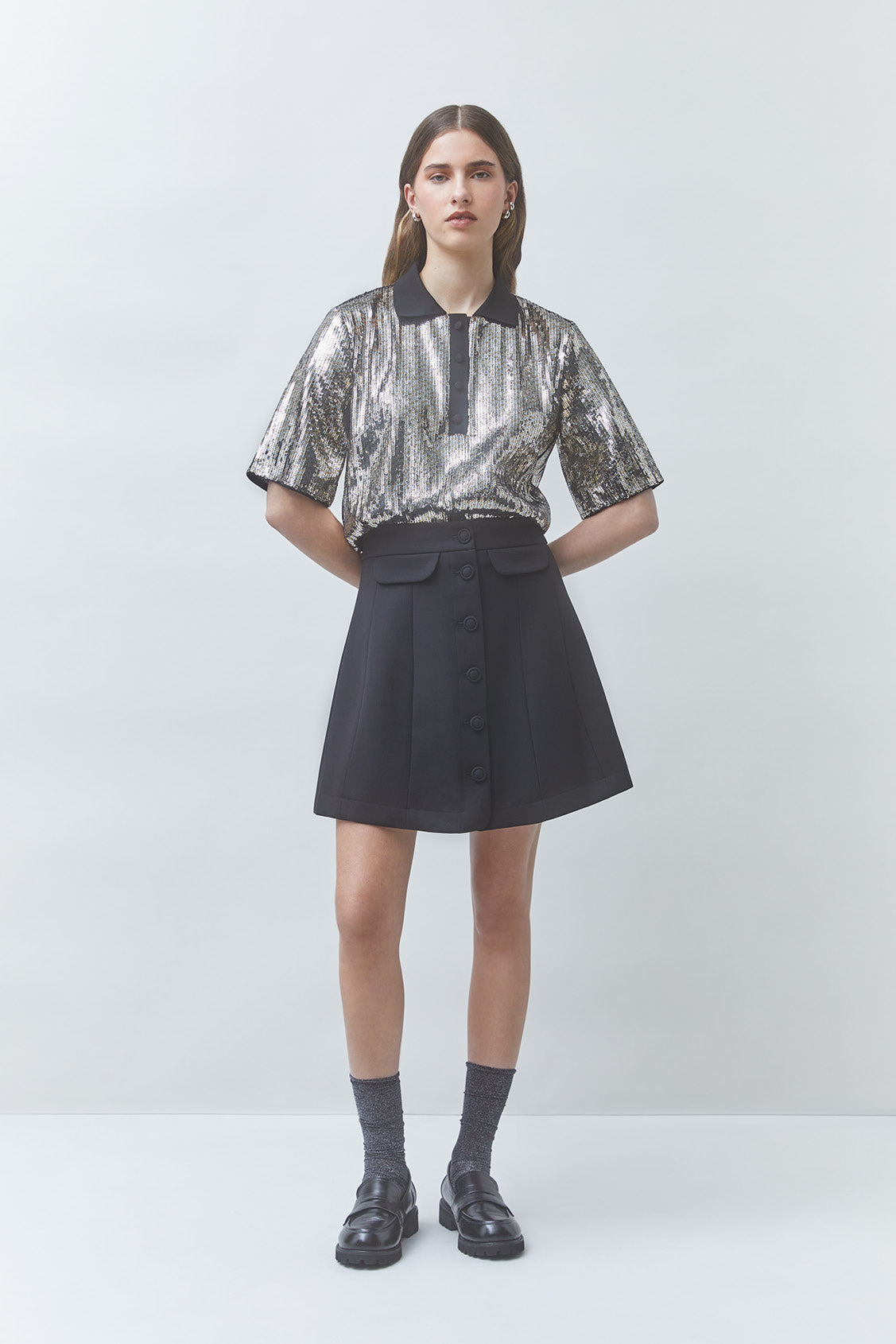 Suncoo - Fancy Skirt in Noir