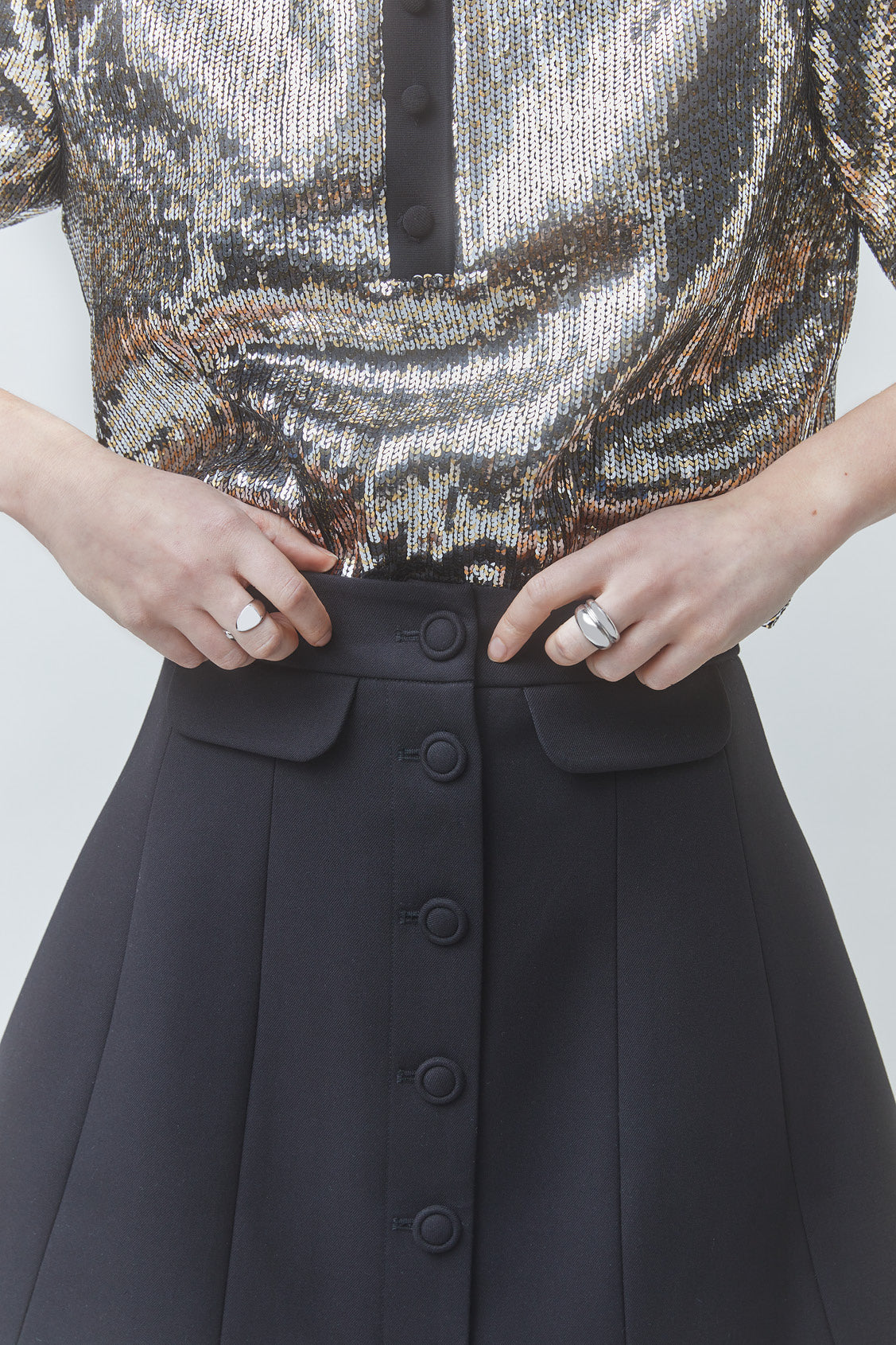 Suncoo - Fancy Skirt in Noir