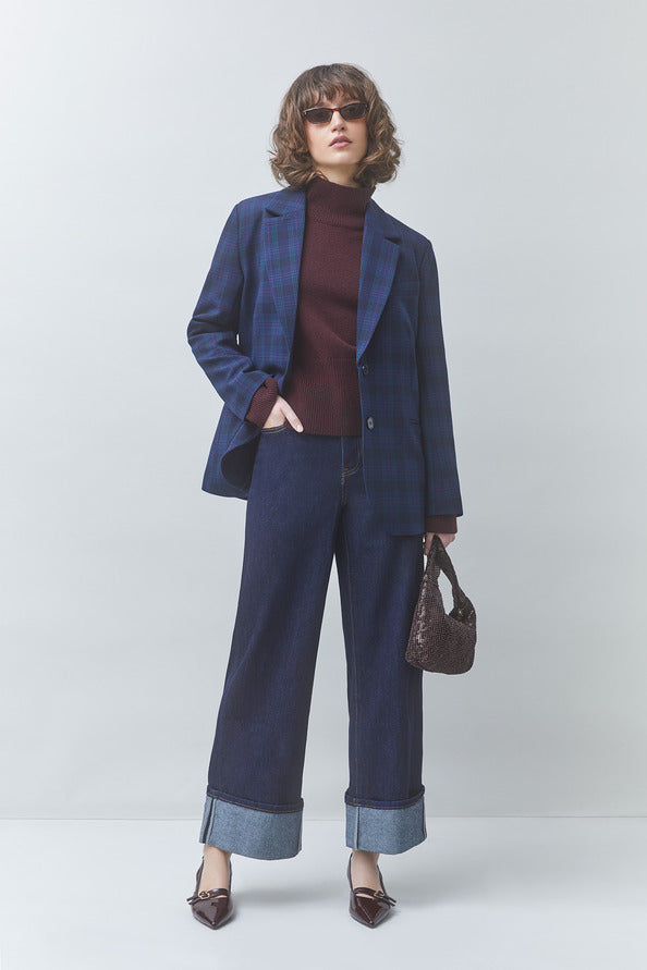 Suncoo - Dorian Jacket in Bleu Nuit