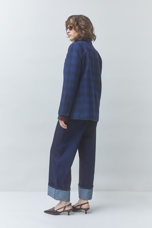 Suncoo - Dorian Jacket in Bleu Nuit