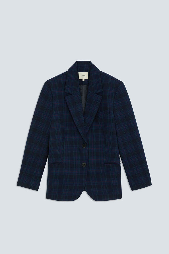 Suncoo - Dorian Jacket in Bleu Nuit
