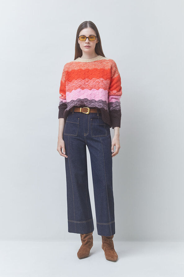 Suncoo - Panayo Sweater in Orange