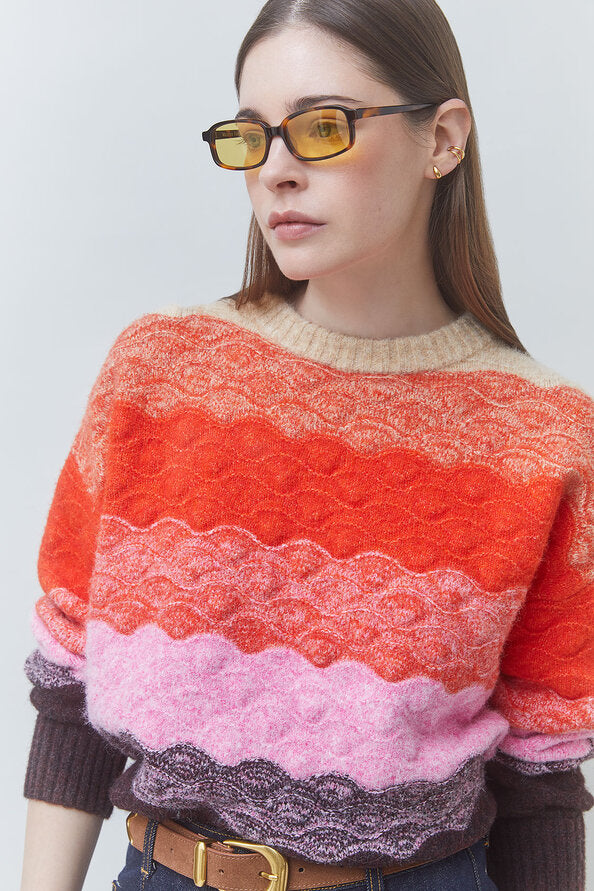Suncoo - Panayo Sweater in Orange