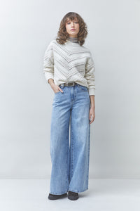 Suncoo - Pernel Sweater in Blanc Casse