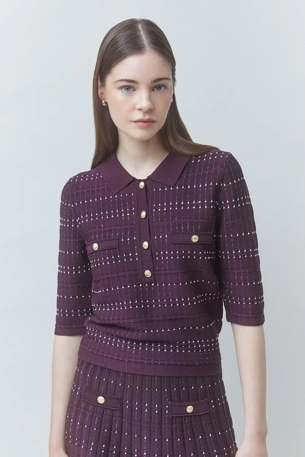 Suncoo - Pixi Sweater in Prune