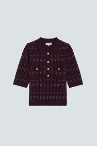 Suncoo - Pixi Sweater in Prune