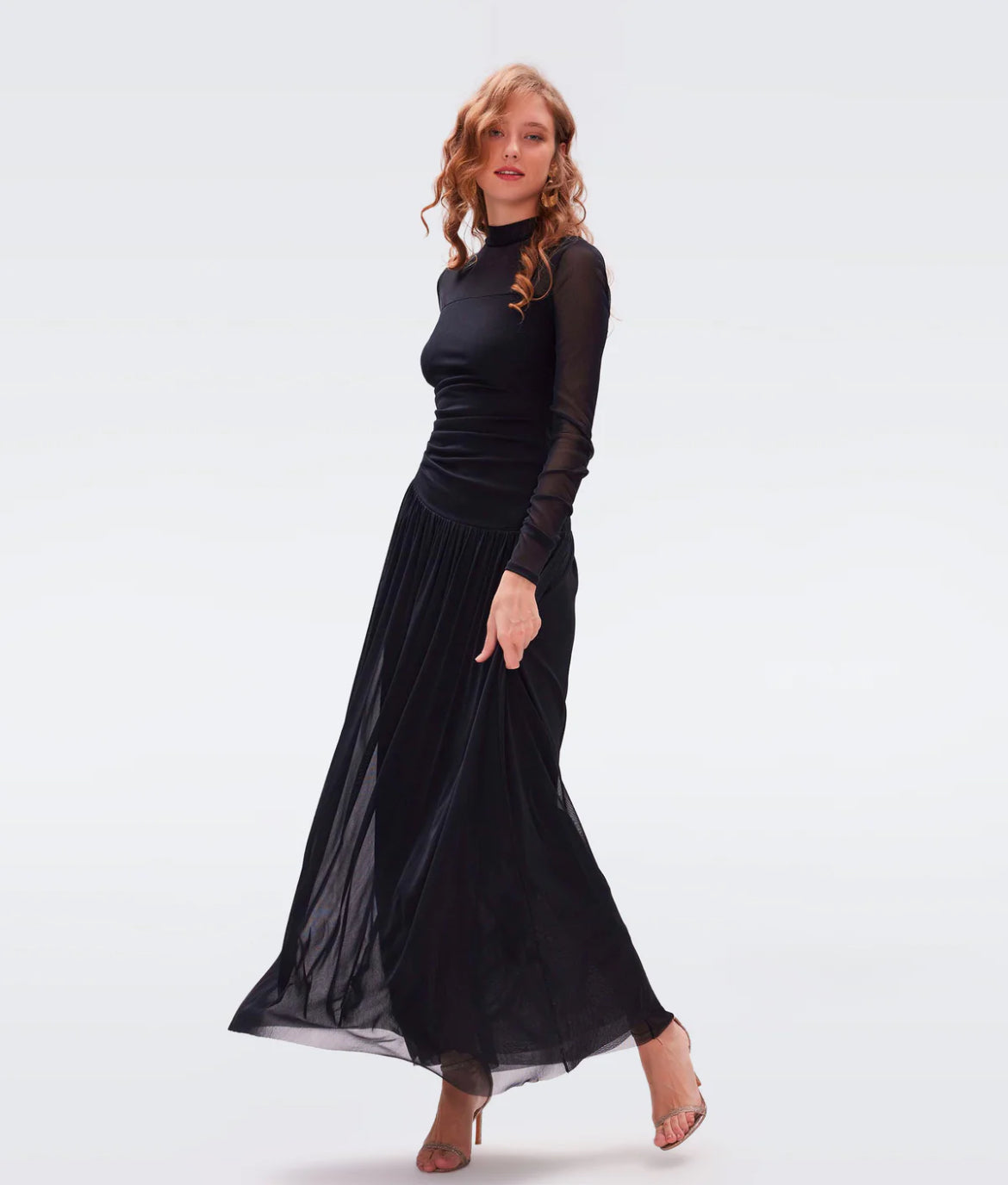 Diane Von Furstenberg - Kirstie Dress in Black Bernstein & Gold Diane Von Furstenberg - Kirstie Dress in Black Bernstein & Gold