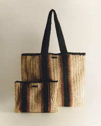 YERSE - Raffia Bag in Beige