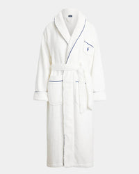 Polo by Ralph Lauren - Essentials Robe in White Cloud