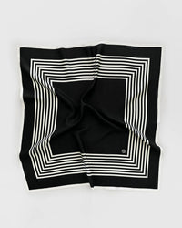 lescarf - No 2. in Black & Cream