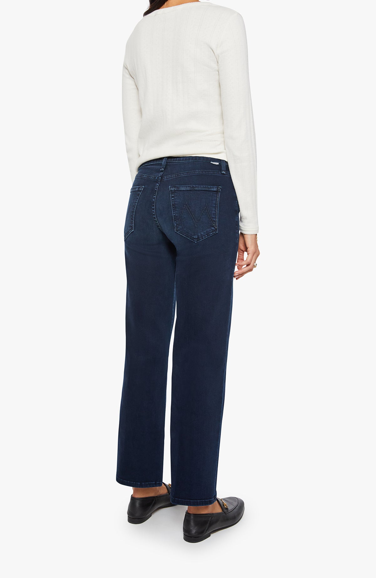 MOTHER - The Mid Rise Rambler Zip Ankle in Chip On My Shoulder