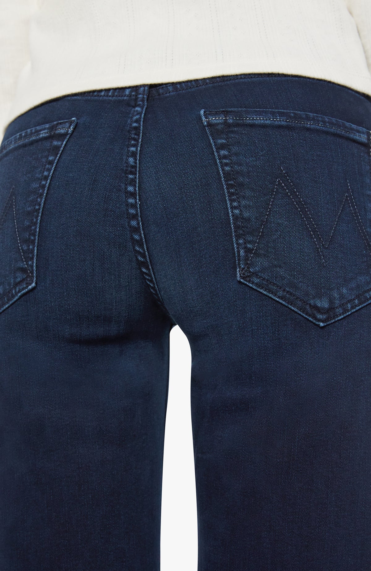 MOTHER - The Mid Rise Rambler Zip Ankle in Chip On My Shoulder