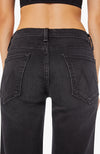 MOTHER - The Mid Rise Rambler Zip Flood in Spiked Hair Art Flair
