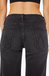 MOTHER - The Mid Rise Rambler Zip Flood in Spiked Hair Art Flair