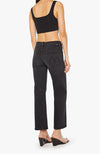 MOTHER - The Mid Rise Rambler Zip Flood in Spiked Hair Art Flair