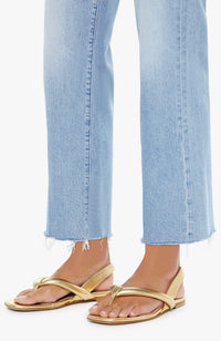 MOTHER - Mid Rise Rambler Zip Ankle Fray in Comeback Kid