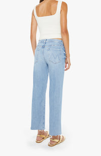 MOTHER - Mid Rise Rambler Zip Ankle Fray in Comeback Kid