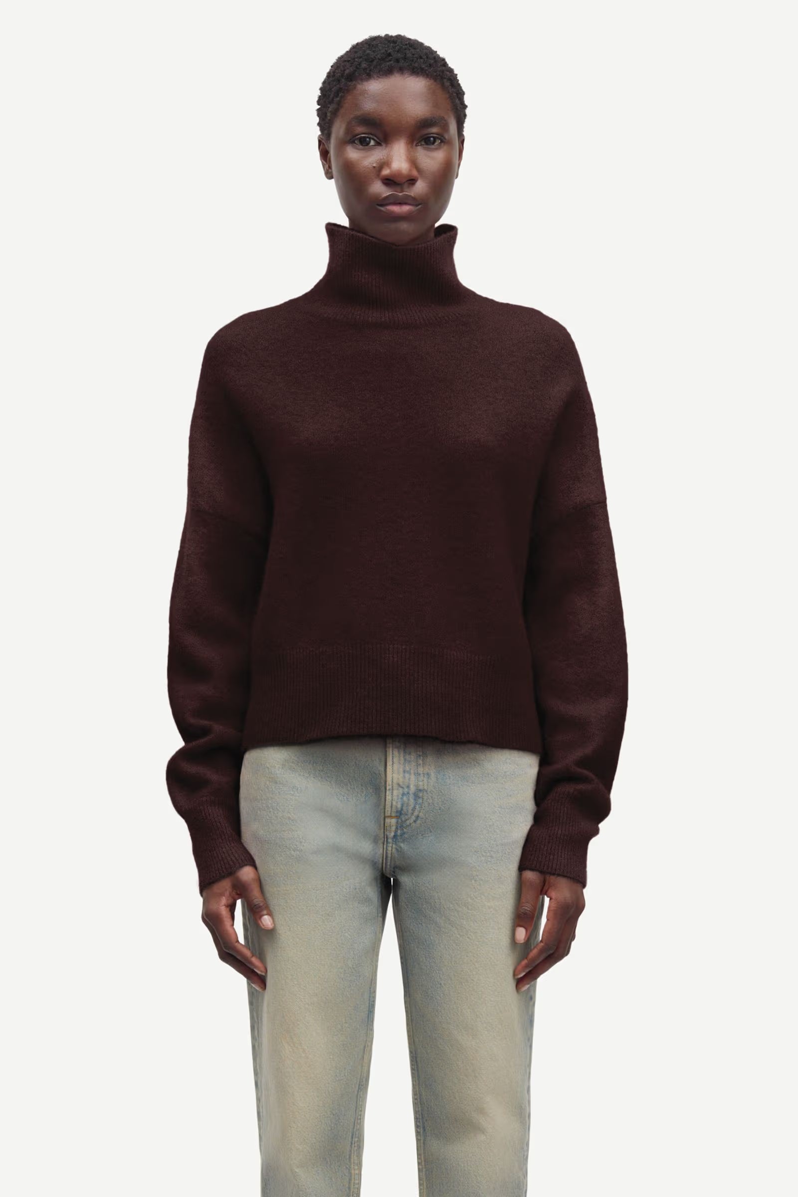 Samsøe Samsøe - Nola Turtleneck in Black Coffee